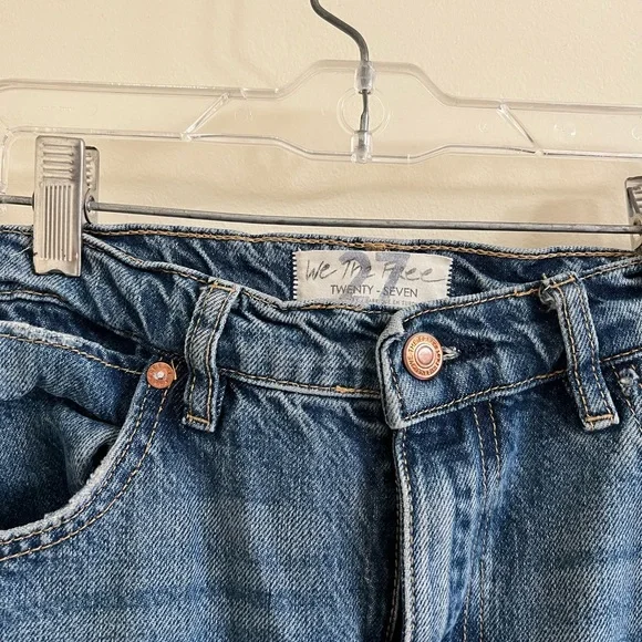 Free people wide leg jeans, size 27 - Picture 2 of 3